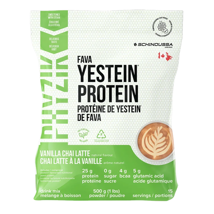 Schinoussa Phyzik Yestein Protein Fermented Yeast Vanilla Chai Latte 500g