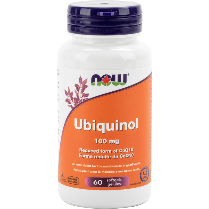 NOW Ubiquinol 100mg 60 Softgels