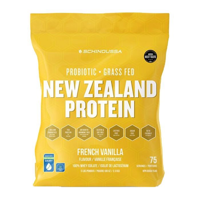 Schinoussa Probiotic Isolate Whey French Vanilla 5lbs