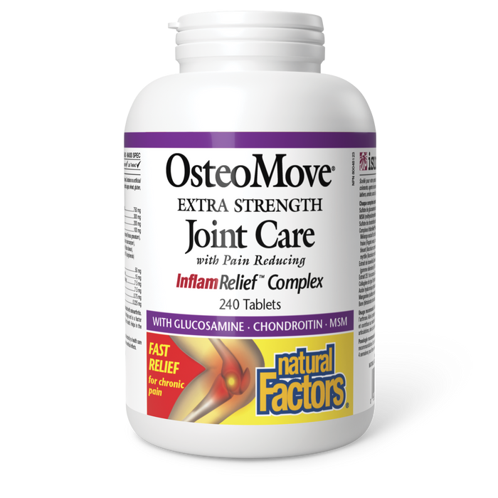 Natural Factors OsteoMove® Joint Care Extra Strength 240 Tablets