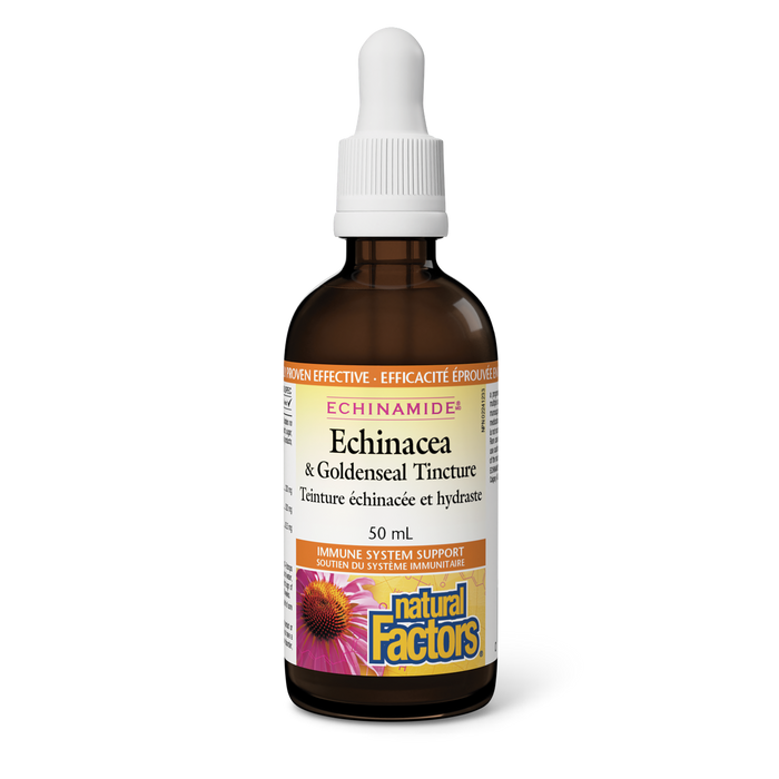 Natural Factors Echinacea & Goldenseal 50 mL Tincture