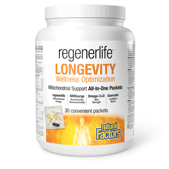 Natural Factors Longevity Wellness Optimization 30 Packets