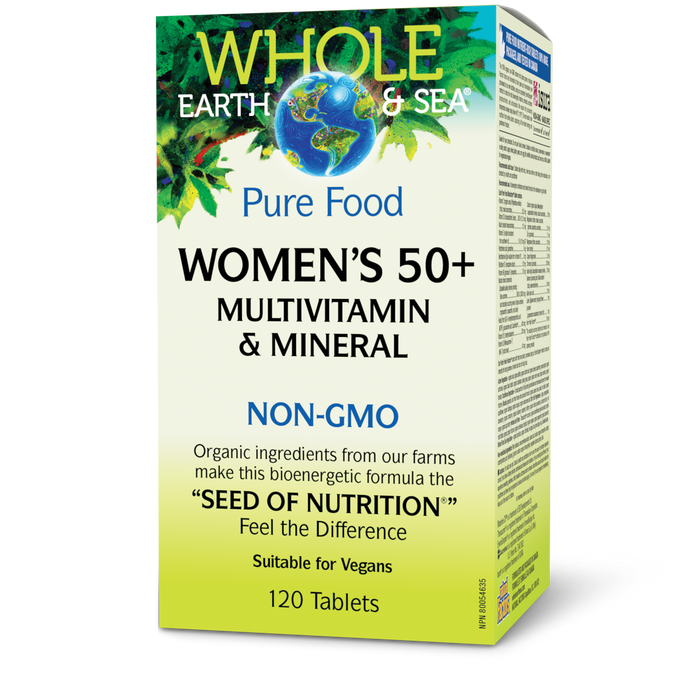Whole Earth & Sea® Women’s 50+ Multivitamin & Mineral 120 Tablets