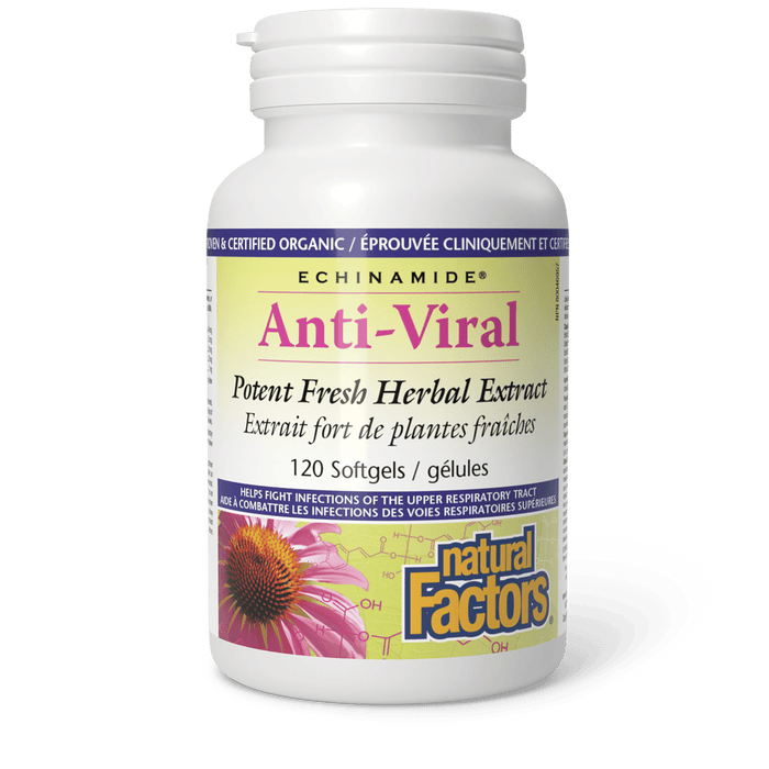 Natural Factors Anti-Viral Potent Fresh Herbal Extract 120 Softgels