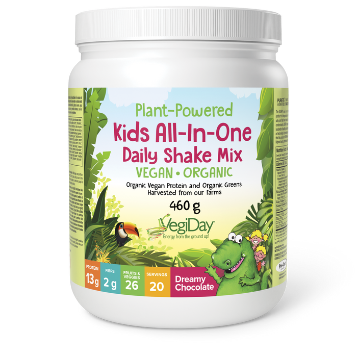 Natural Factors Kids All-In-One Daily Shake Mix 460 g Powder Dreamy Chocolate
