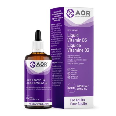 AOR Vitamin D3 Liquid (Adult) 100mL