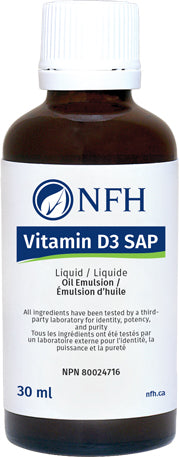 NFH Vitamin D3 SAP 30mL