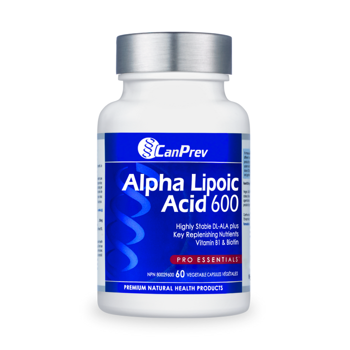 CanPrev Alpha Lipoic Acid 600mg 60 Veggie Caps