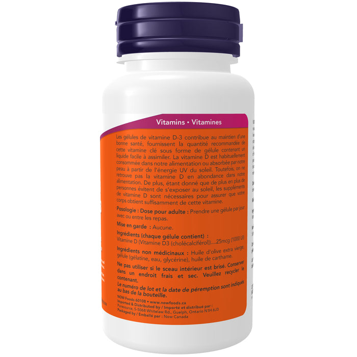 Now Vitamin D-3 1000 IU 360 Softgels