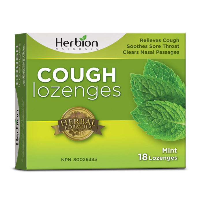 Herbion Cough Lozenges Mint 18 Lozenges