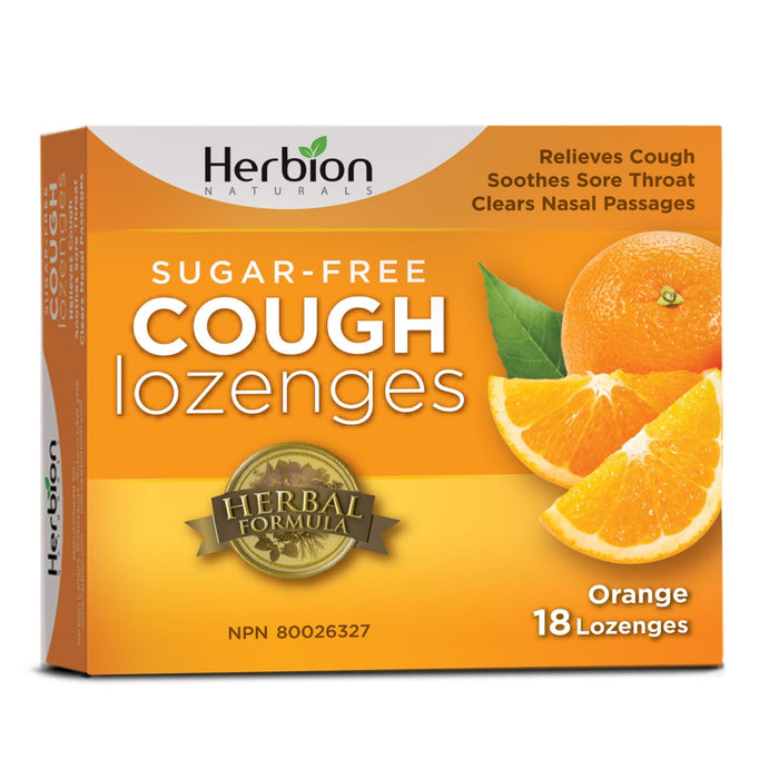 Herbion Sugar Free Cough Lozenges Orange 18 Lozenges