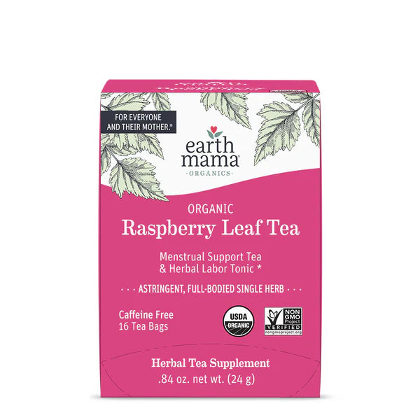 Earth Mama Organic Raspberry Leaf Tea 16 Tea Bags