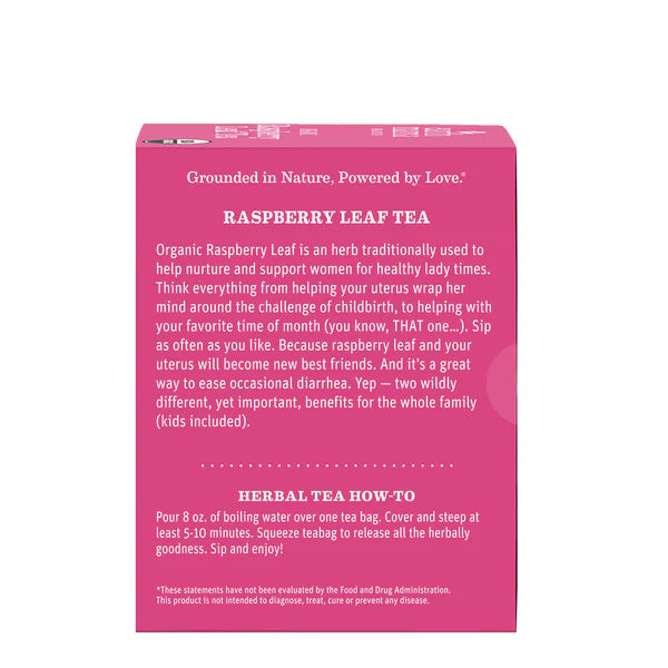 Earth Mama Organic Raspberry Leaf Tea 16 Tea Bags