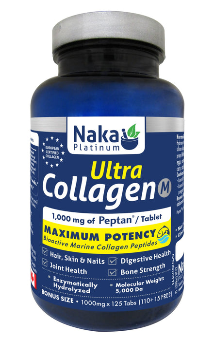 Naka Platinum Ultra Marine Collagen 1000mg 110+15 Tablets