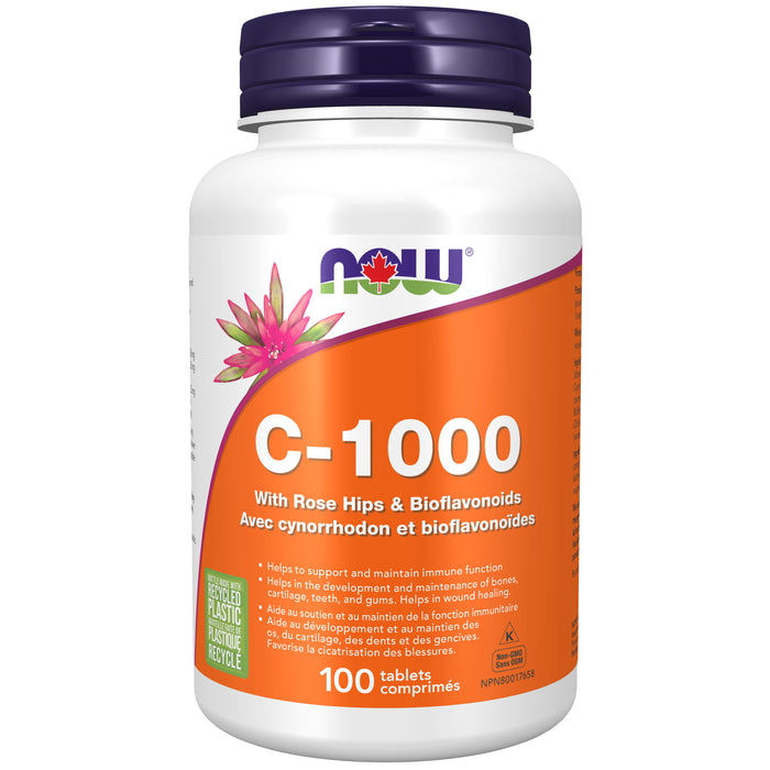 Now Vitamin C-1000 100 Tablets