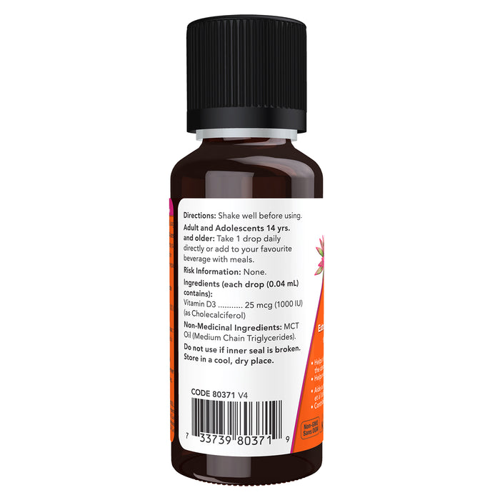 NOW Vitamin D3 Extra Strength 30mL