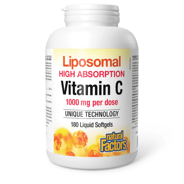 Natural Factors Liposomal Vitamin C 1000mg 180 Softgels