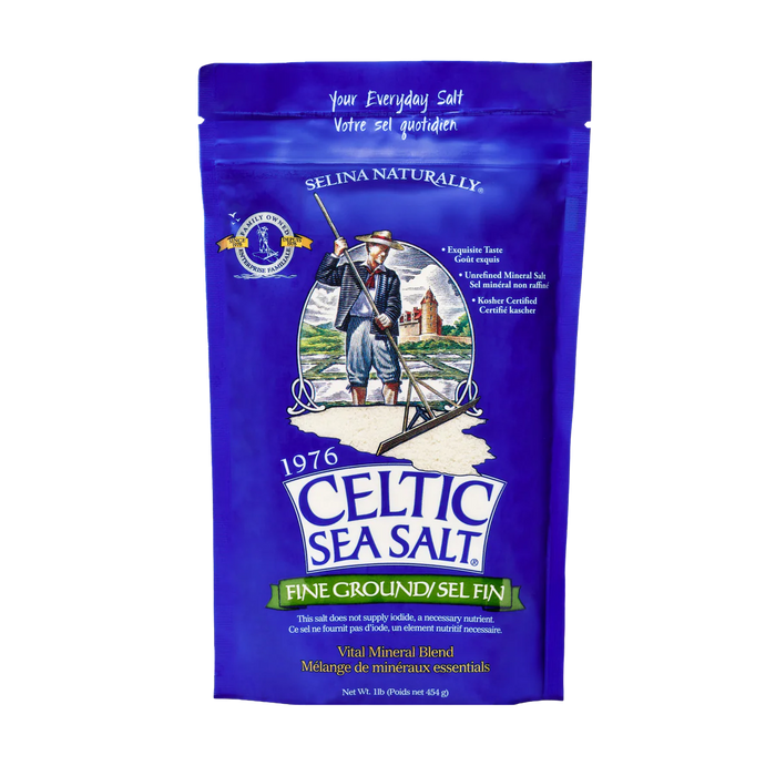 Celtic Sea Salt Fine Ground Bag 454g
