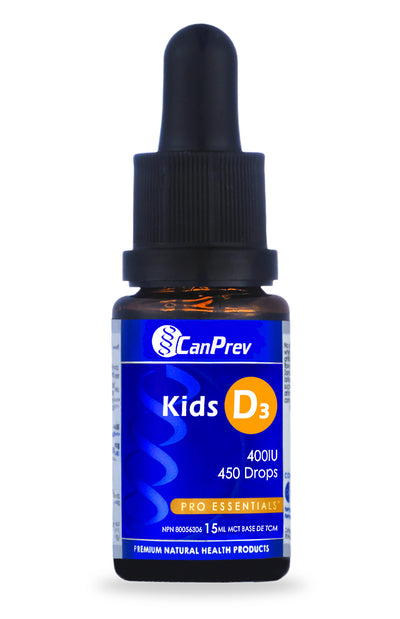 CanPrev D3 Drops Kids 400IU - MCT base 15 ml