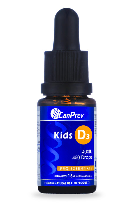 CanPrev D3 Drops Kids 400IU - MCT base 15 ml