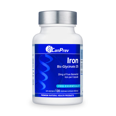 CanPrev Iron Bis-Glycinate 25 120 v-caps