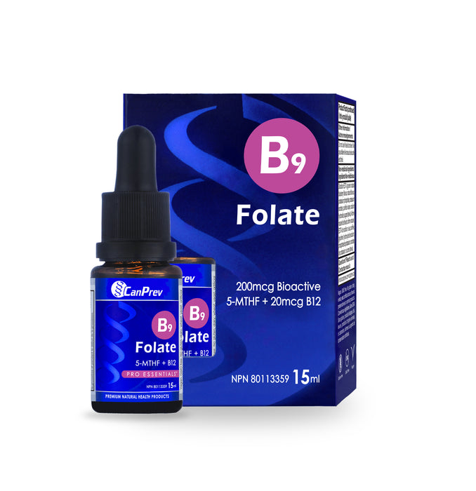 CanPrev B9 Folate 200mcg Drops 15 ml