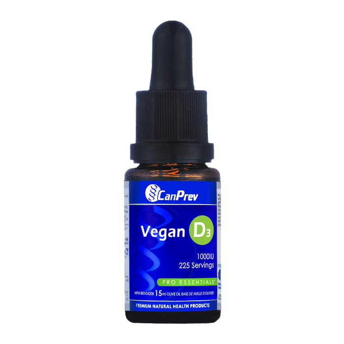 CanPrev D3 Drops 1000IU - Vegan 15 ml