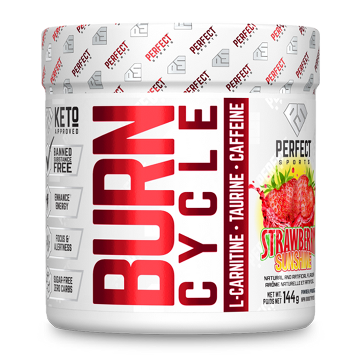 Perfect Sports Burn Cycle Strawberry Sunshine 36 Servings