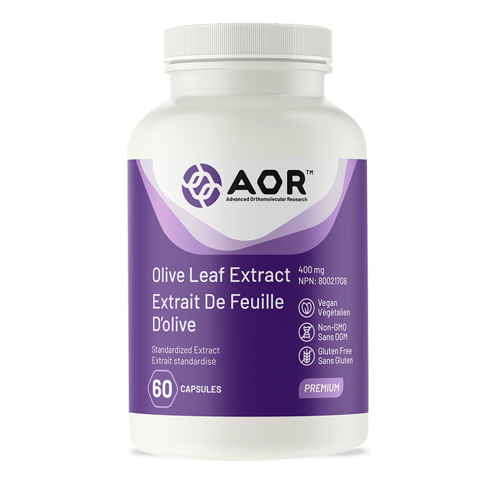 AOR Olive Leaf Extract 400mg 60 Capsules