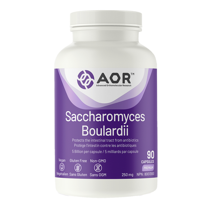 AOR Saccharomyces Boulardii 250mg 90 Capsules