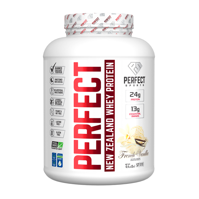 Perfect Sports New Zealand Whey Protein French Vanilla 4.4lbs