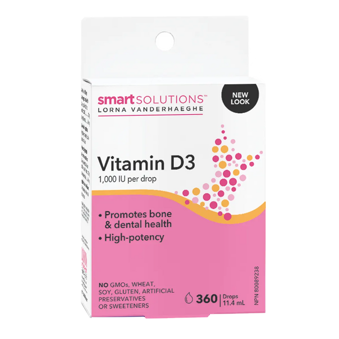 Smart Solutions Vitamin D3 Droplets 11.4mL