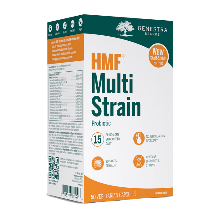 Genestra HMF Multi Strain Probiotic Shelf Stable 50 Veggie Caps