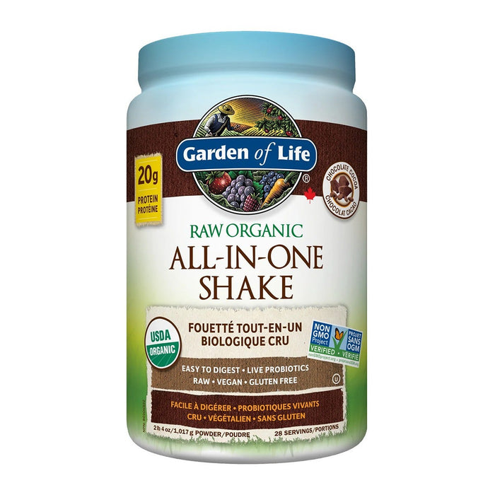 Garden of Life Raw Organic All In One Shake Chocolate Cocoa 1017g