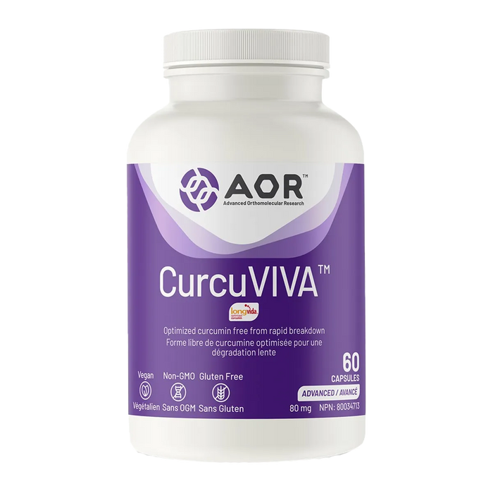 AOR CurcuViva 80mg 60 Capsules