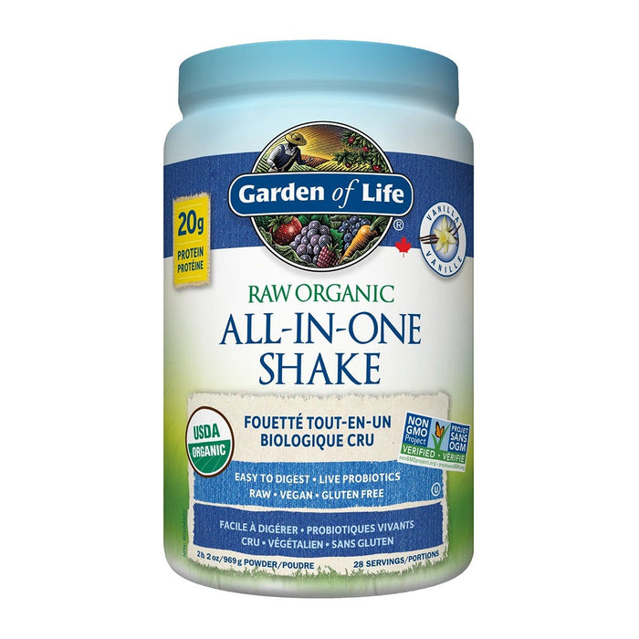 Garden of Life Raw Organic All-In-One Shake Vanilla 969g