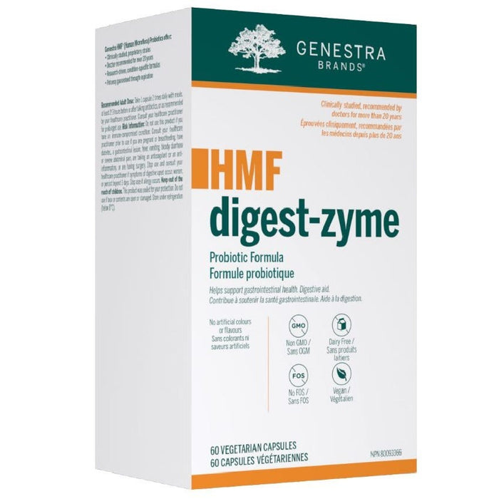 Genestra HMF Digest-Zyme 60 Veggie Caps