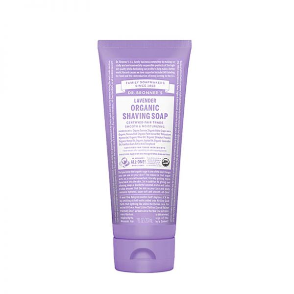 Dr. Bronner's Organic Shaving Soap Lavender 207mL