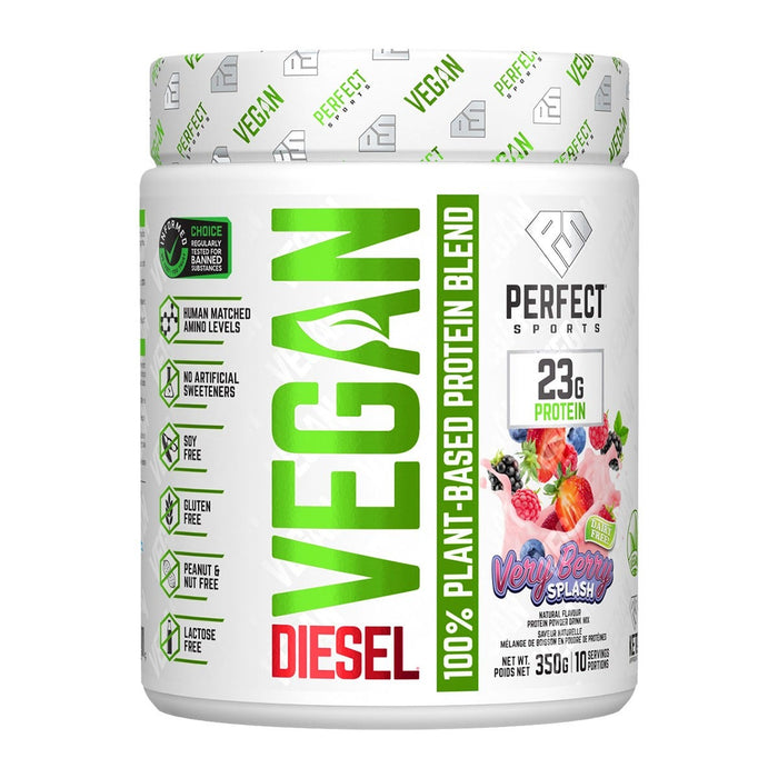 Perfect Sports Diesel Vegan Protein Very Berry Splash 350g