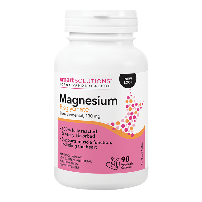 Smart Solutions Magnesium Bisglycinate 90 Veggie Caps