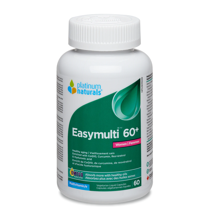 Platinum Naturals Easymulti 60+ Women 60 Veggie Caps