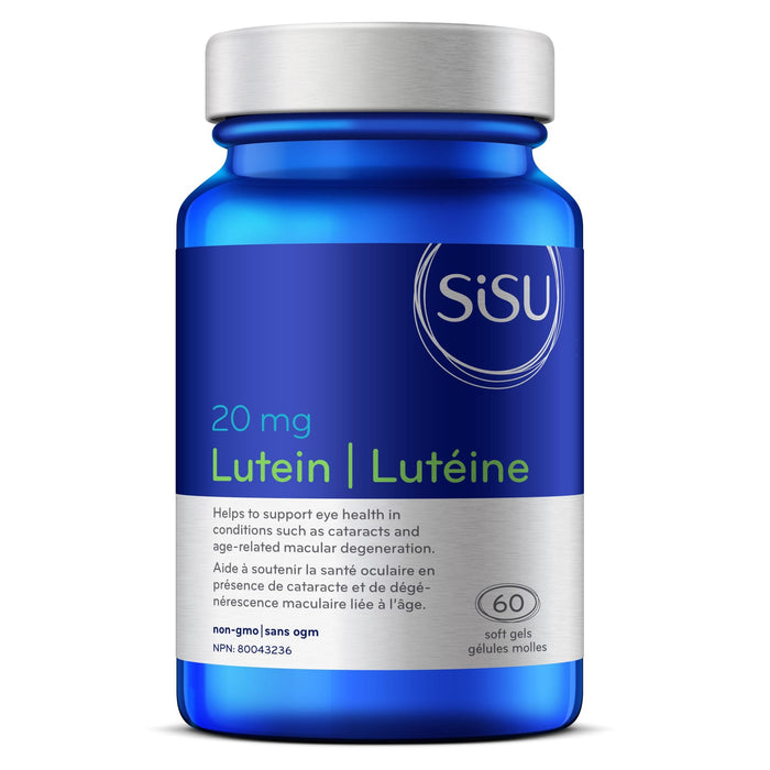 Sisu Lutein 20mg 60 Softgels