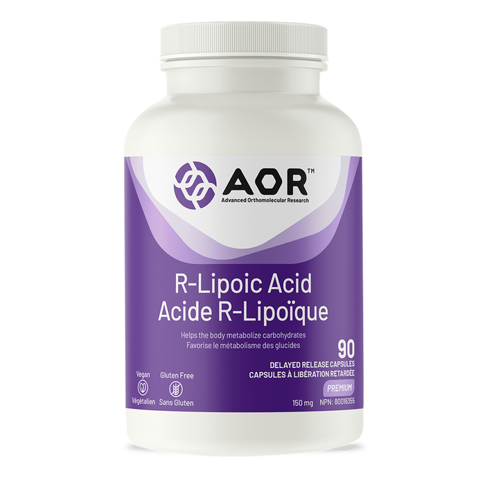 AOR R-Lipoic Acid 150mg 90 Capsules