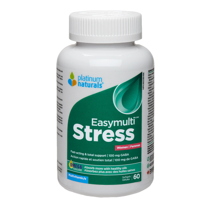 Platinum Naturals Easymulti Stress for Women 60 Softgels