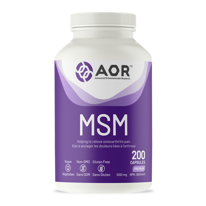 AOR MSM 1000mg 200 Capsules