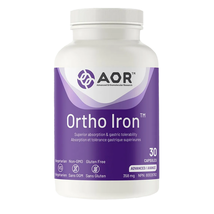 AOR Ortho Iron 358mg 30 Capsules