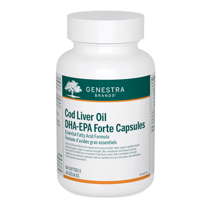 Genestra Cod Liver Oil DHA-EPA Forte Capsules 60 Softgels