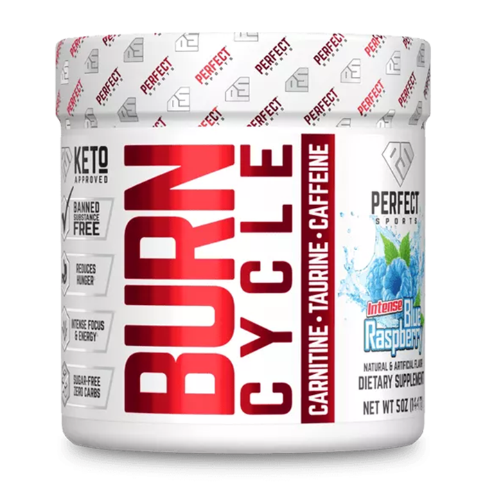 Perfect Sports Burn Cycle Blue Raspberry 36 Servings