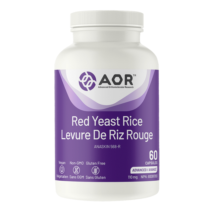 AOR Red Yeast Rice 110mg 60 Capsules