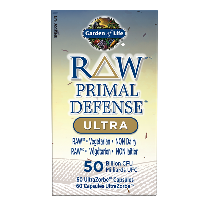 Garden Of Life RAW Primal Defense Ultra 60 Capsules